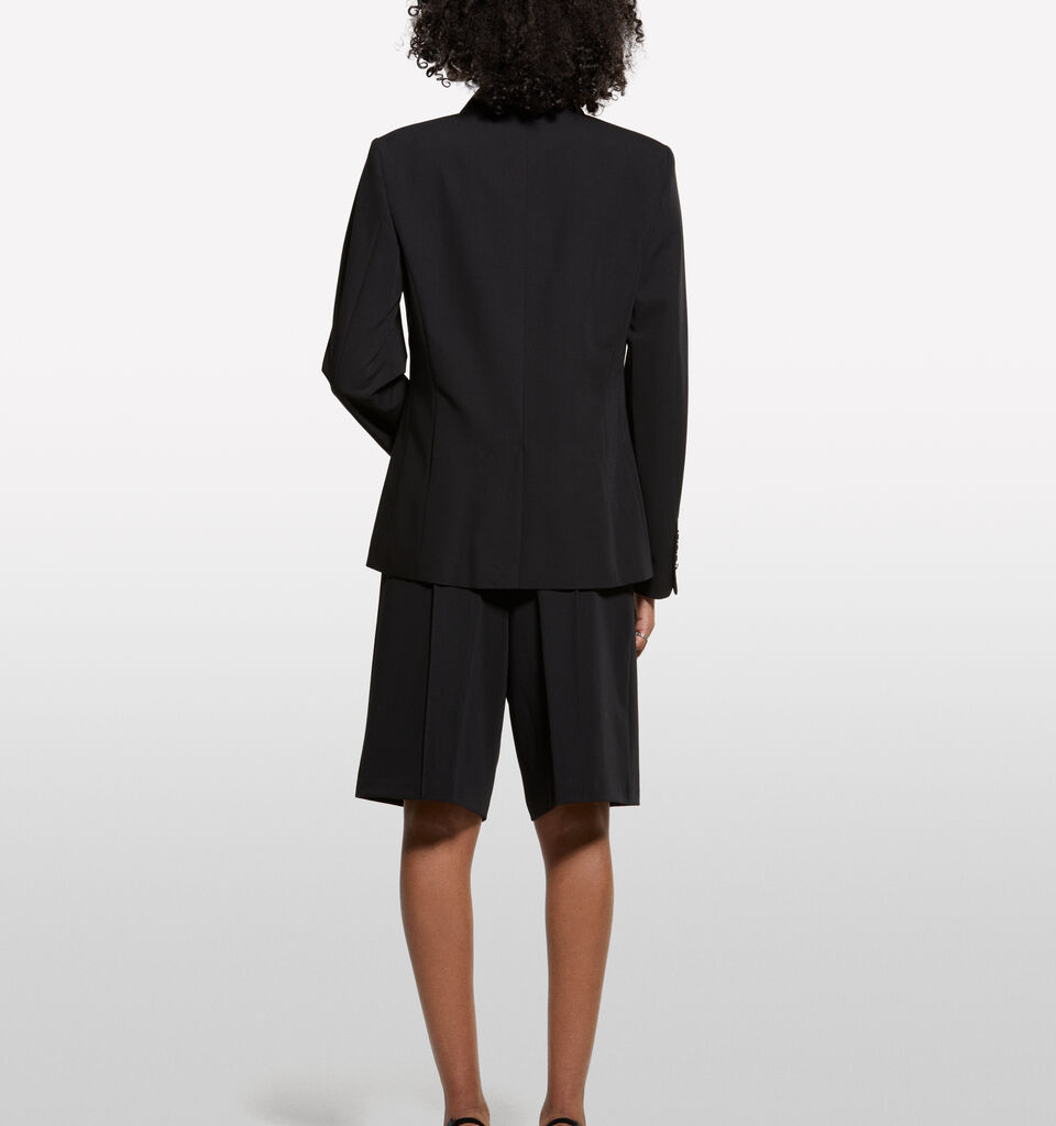 Blazer preto com botões gold - blazers para mulher - Preto | Sisley image number 2